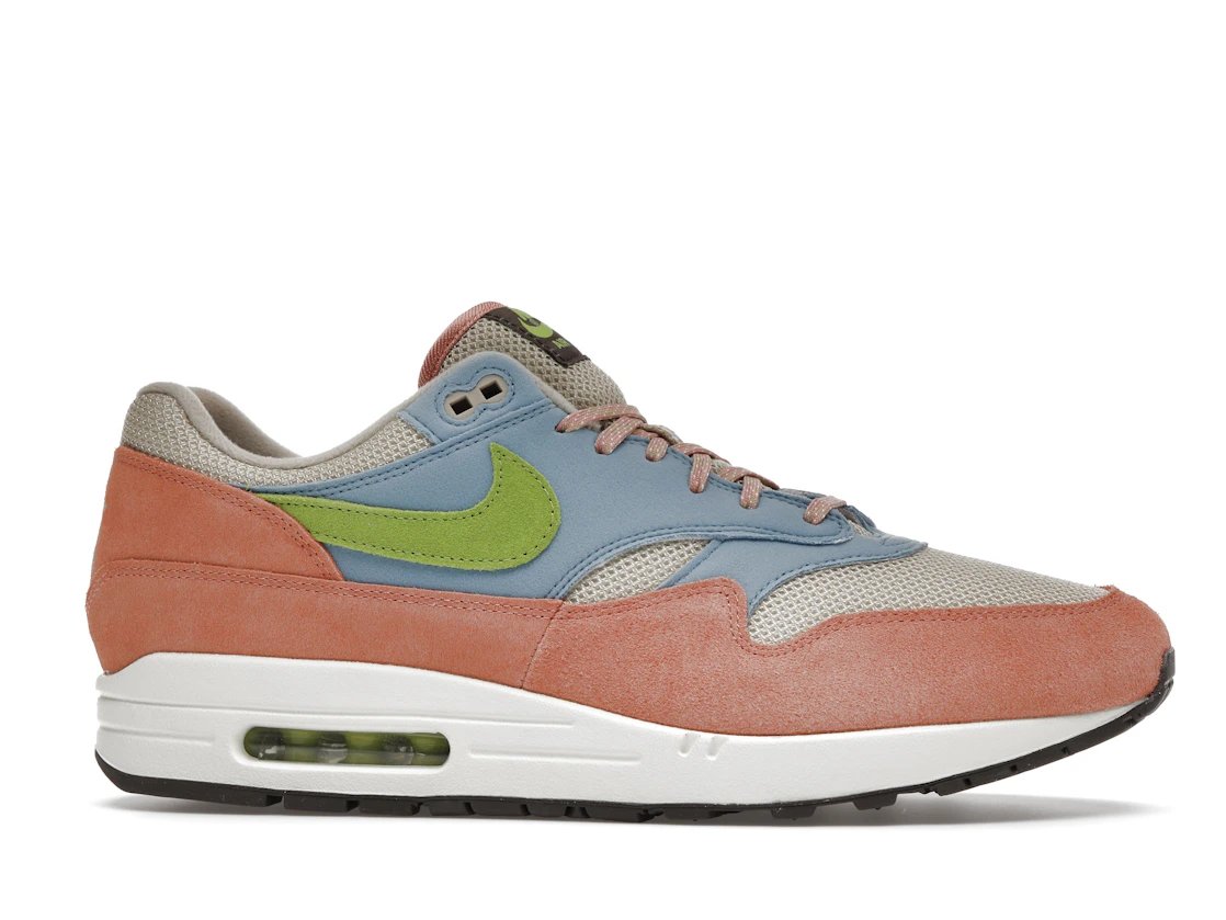 Vue 2 de Nike Air Max 1 Light Madder Root Worn Blue