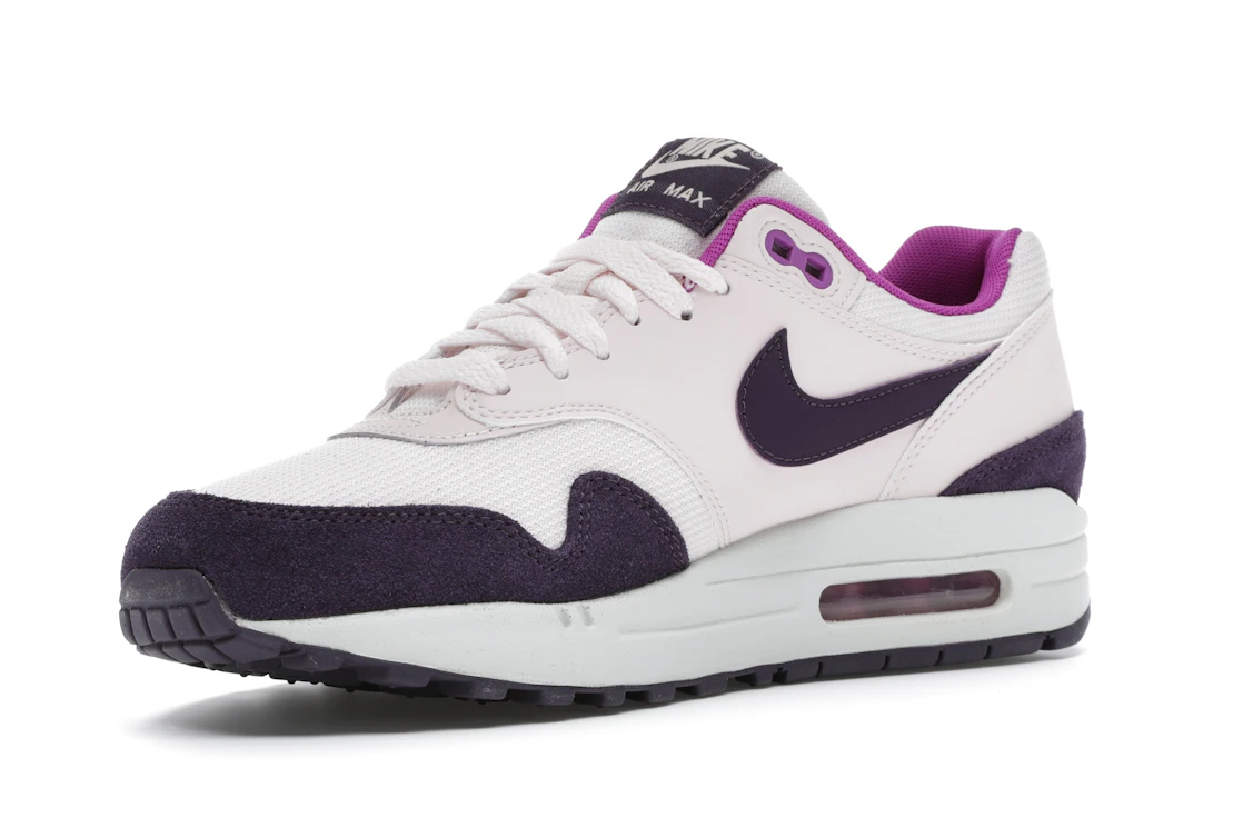 Vue 15 de Nike Air Max 1 Light Soft Pink Grand Purple 