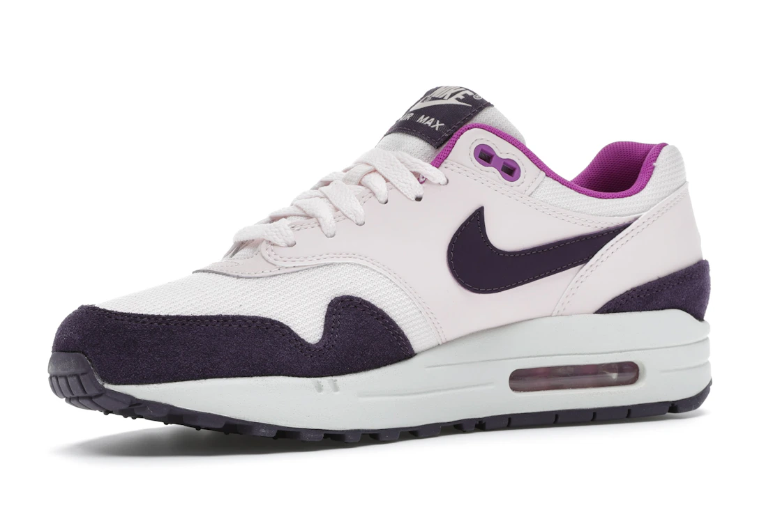 Vue 16 de Nike Air Max 1 Light Soft Pink Grand Purple 