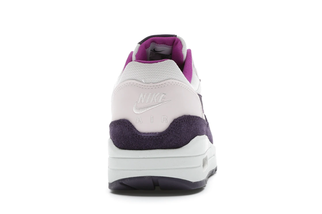 Vue 28 de Nike Air Max 1 Light Soft Pink Grand Purple 