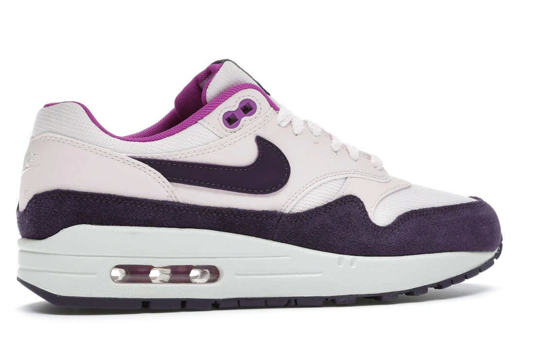 Vue 35 de Nike Air Max 1 Light Soft Pink Grand Purple 