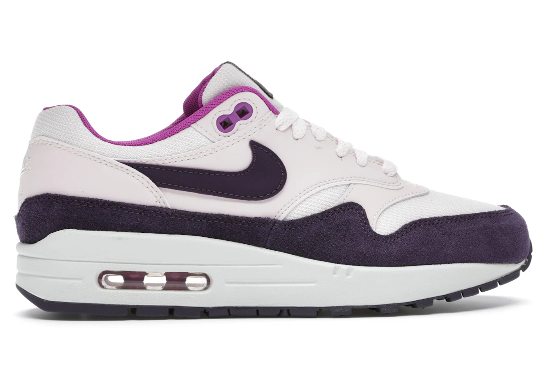 Vue 36 de Nike Air Max 1 Light Soft Pink Grand Purple 