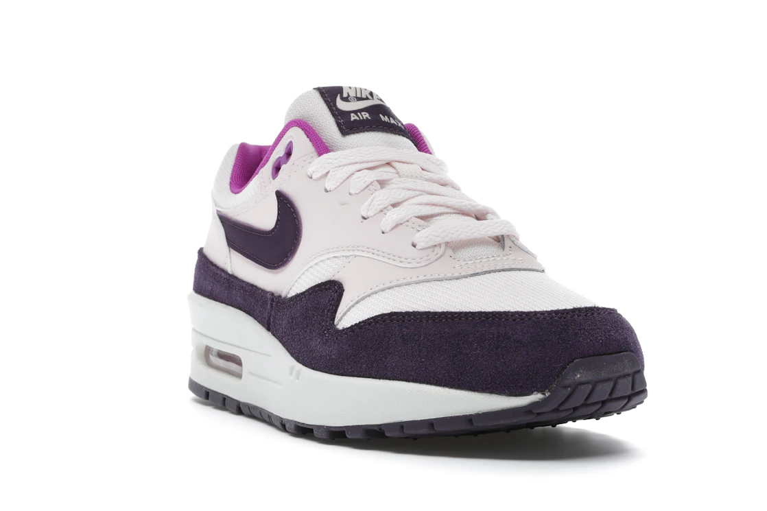 Vue 7 de Nike Air Max 1 Light Soft Pink Grand Purple 