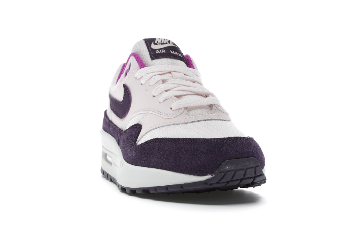Vue 8 de Nike Air Max 1 Light Soft Pink Grand Purple 