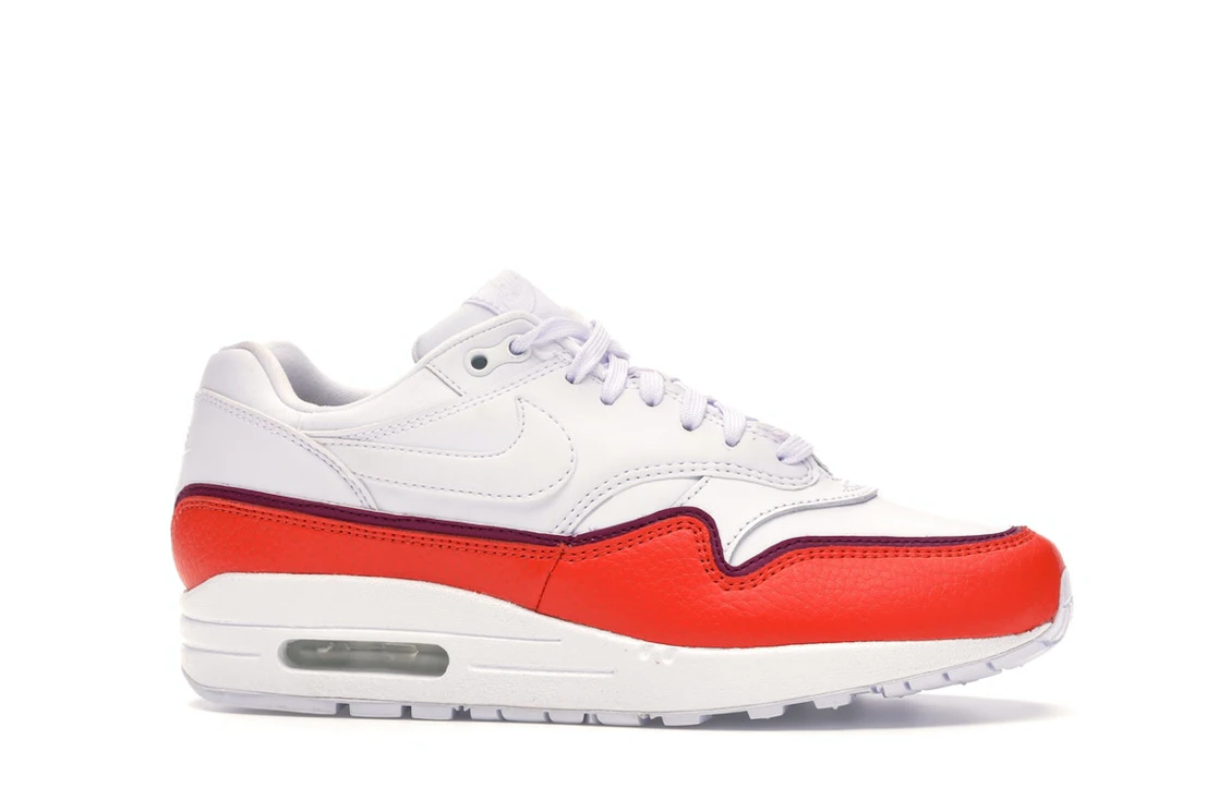 Vue 2 de Nike Air Max 1 Liner White Red 