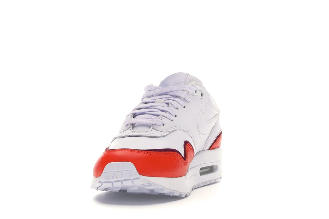 Vue 12 de Nike Air Max 1 Liner White Red 