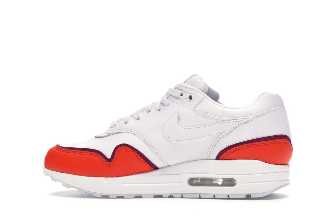 Vue 20 de Nike Air Max 1 Liner White Red 
