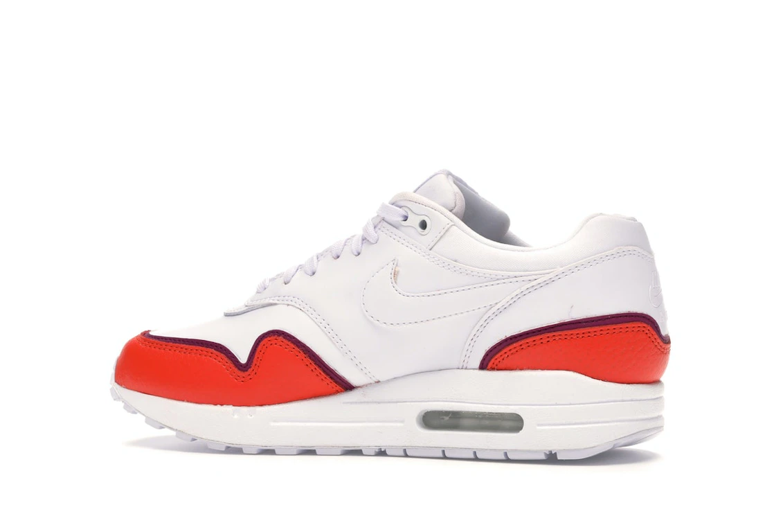 Vue 21 de Nike Air Max 1 Liner White Red 