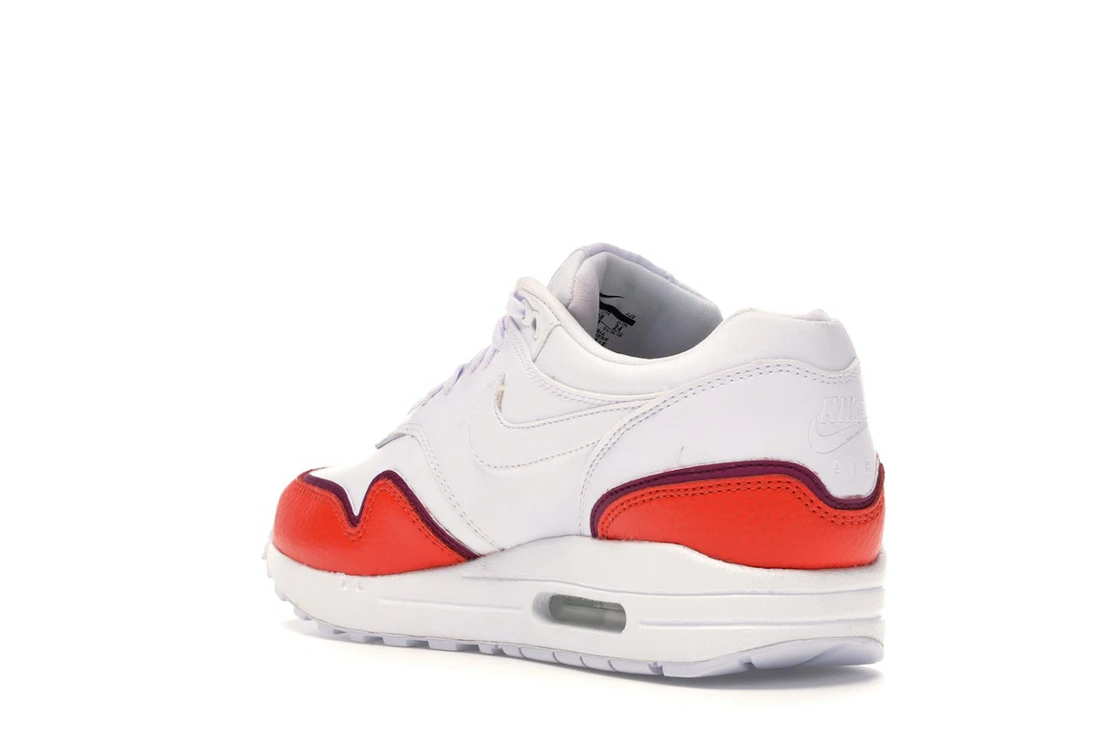 Vue 24 de Nike Air Max 1 Liner White Red 