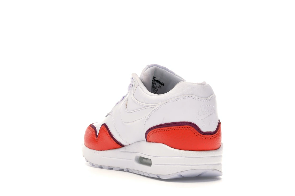 Vue 25 de Nike Air Max 1 Liner White Red 