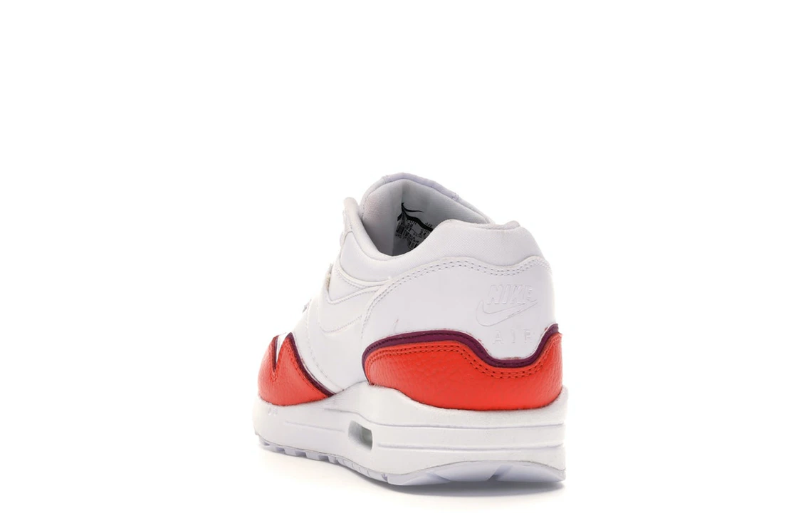 Vue 26 de Nike Air Max 1 Liner White Red 