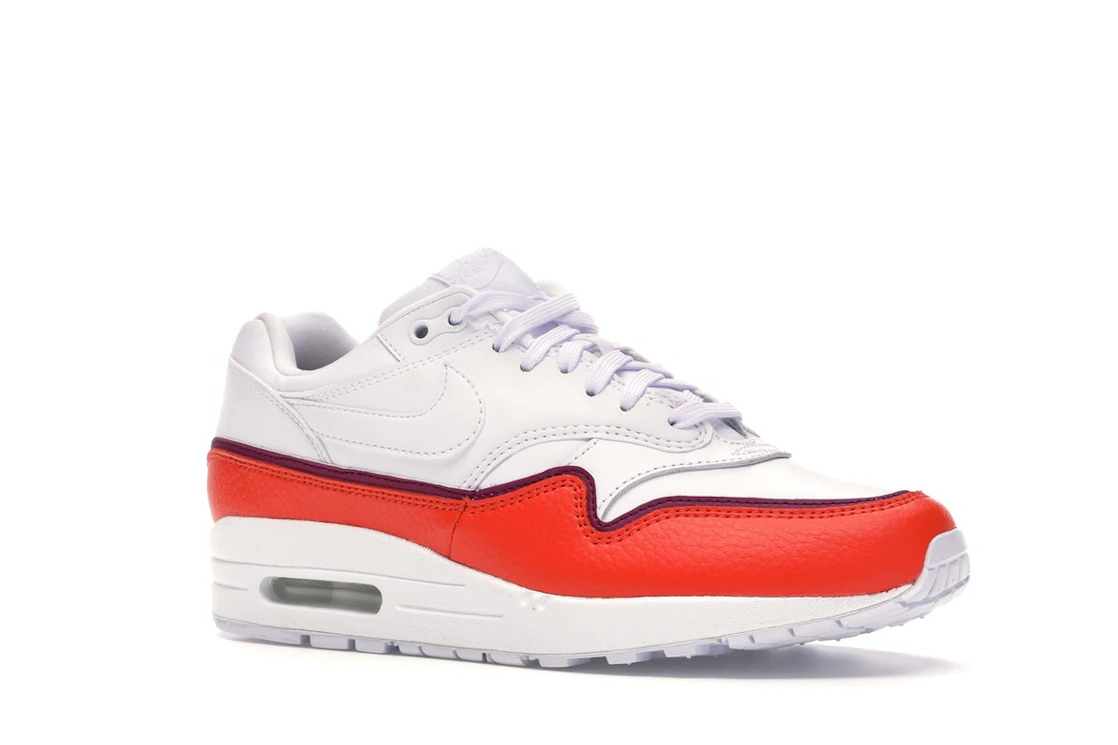 Vue 4 de Nike Air Max 1 Liner White Red 