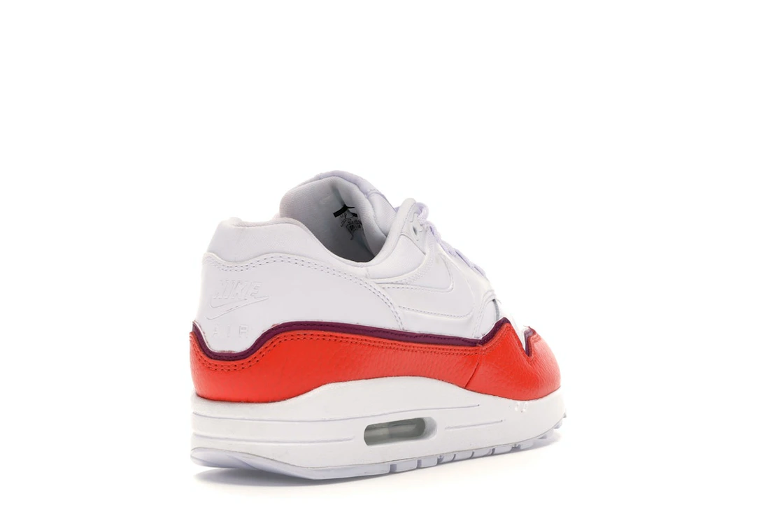 Vue 31 de Nike Air Max 1 Liner White Red 