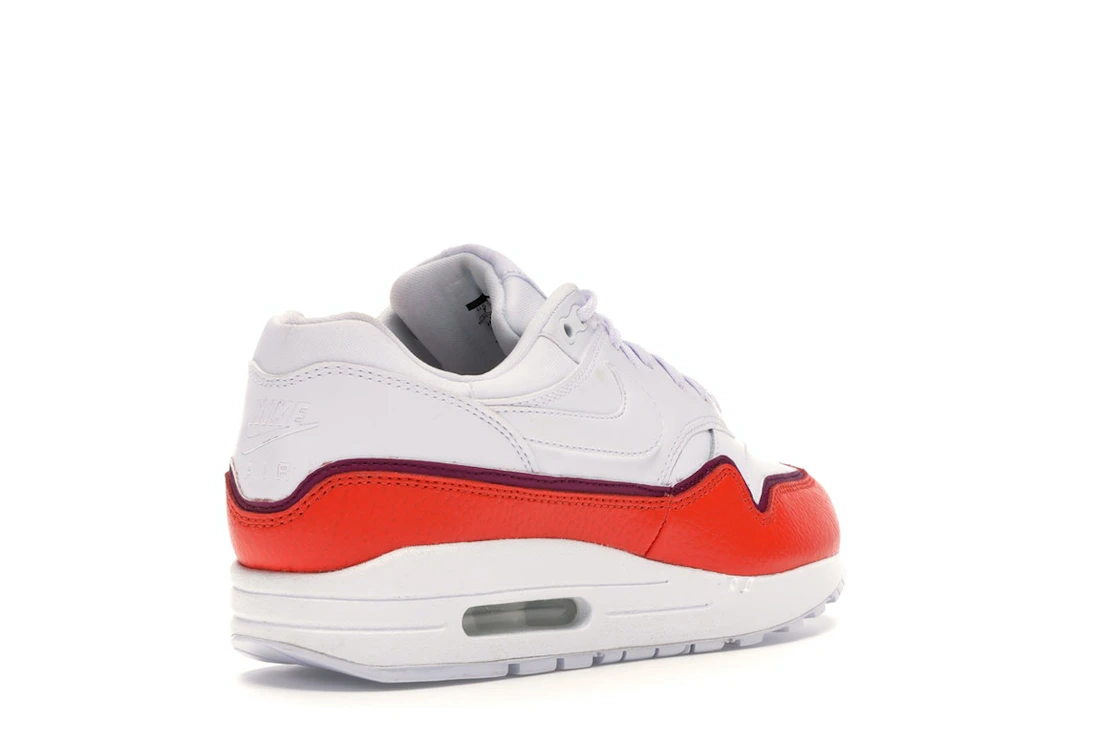 Vue 32 de Nike Air Max 1 Liner White Red 