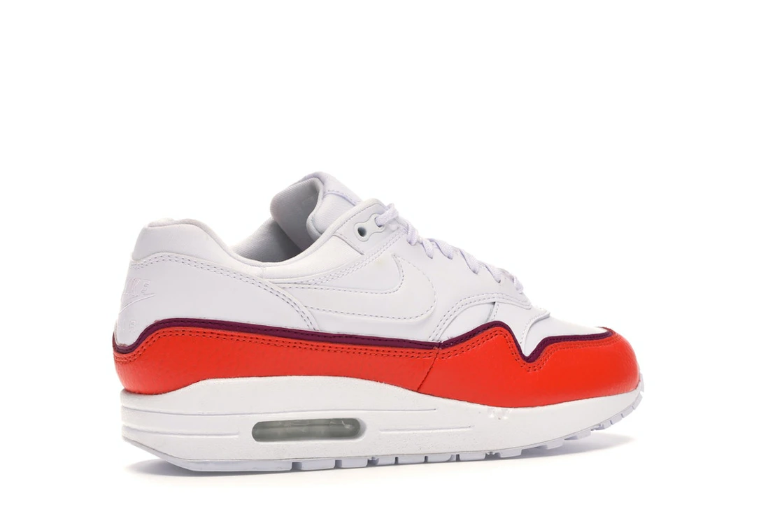 Vue 34 de Nike Air Max 1 Liner White Red 
