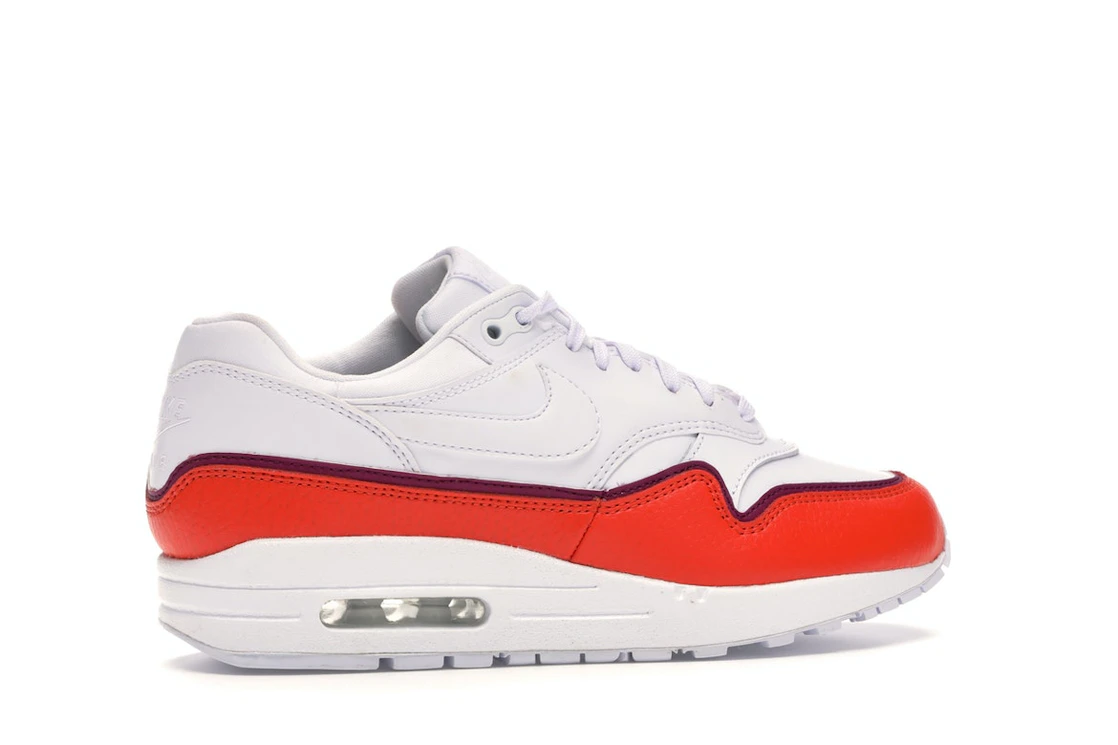 Vue 35 de Nike Air Max 1 Liner White Red 