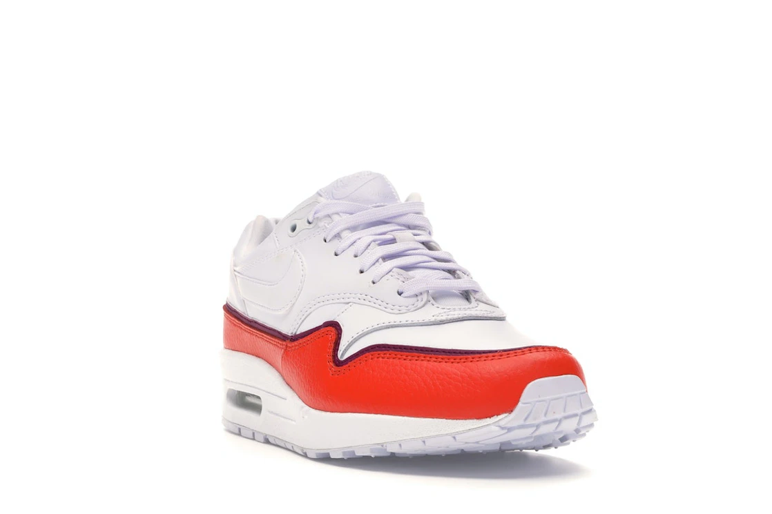 Vue 7 de Nike Air Max 1 Liner White Red 