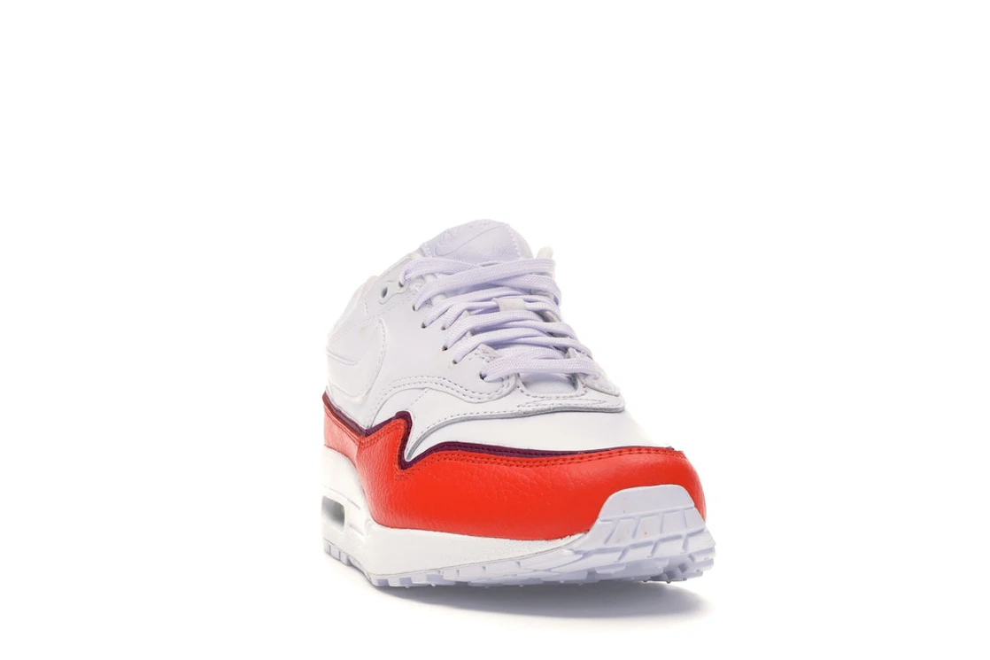 Vue 8 de Nike Air Max 1 Liner White Red 