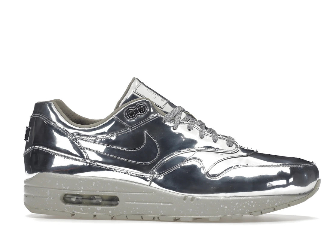 Vue 2 de Nike Air Max 1 Liquid Silver