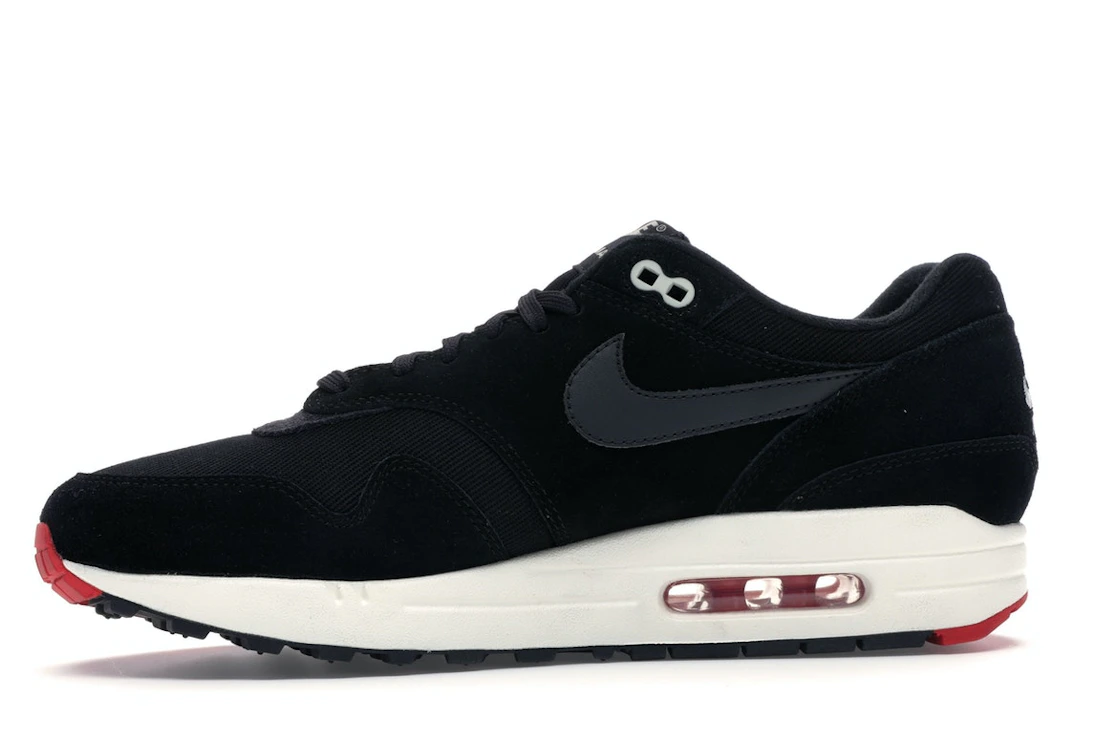 Vue 18 de Nike Air Max 1 Mini Swoosh Bred