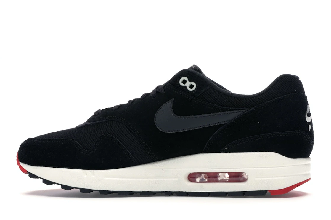 Vue 20 de Nike Air Max 1 Mini Swoosh Bred