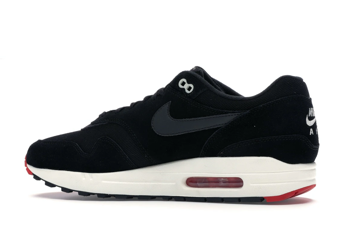 Vue 21 de Nike Air Max 1 Mini Swoosh Bred
