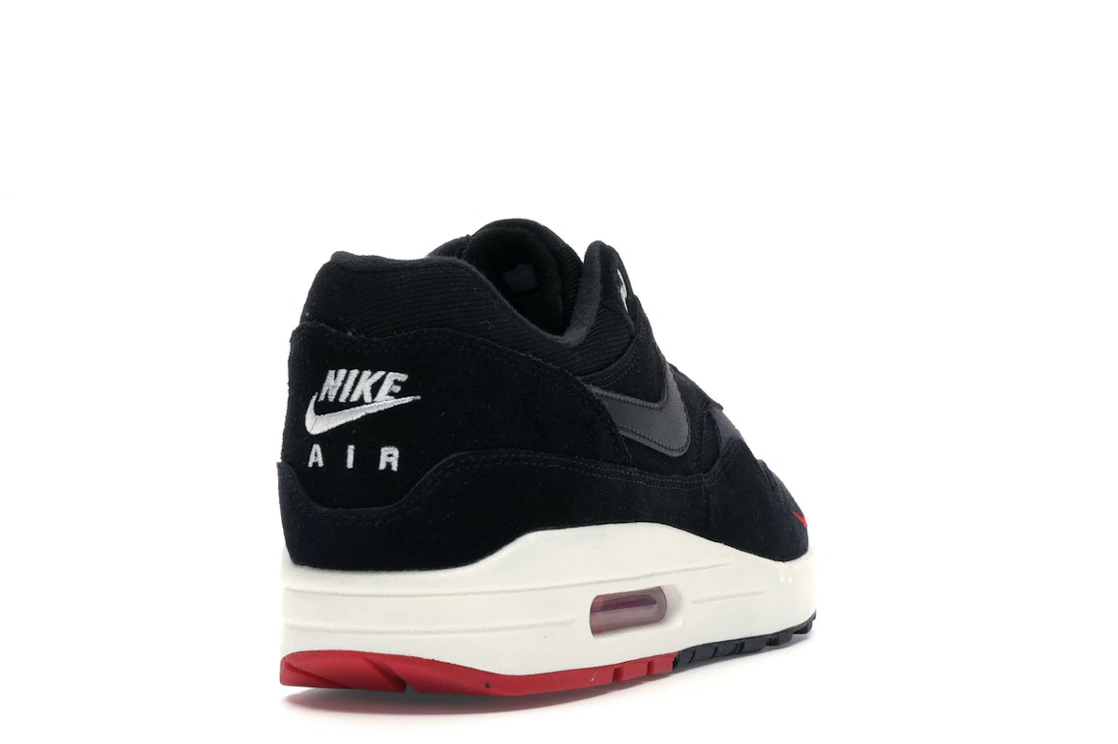 Vue 30 de Nike Air Max 1 Mini Swoosh Bred