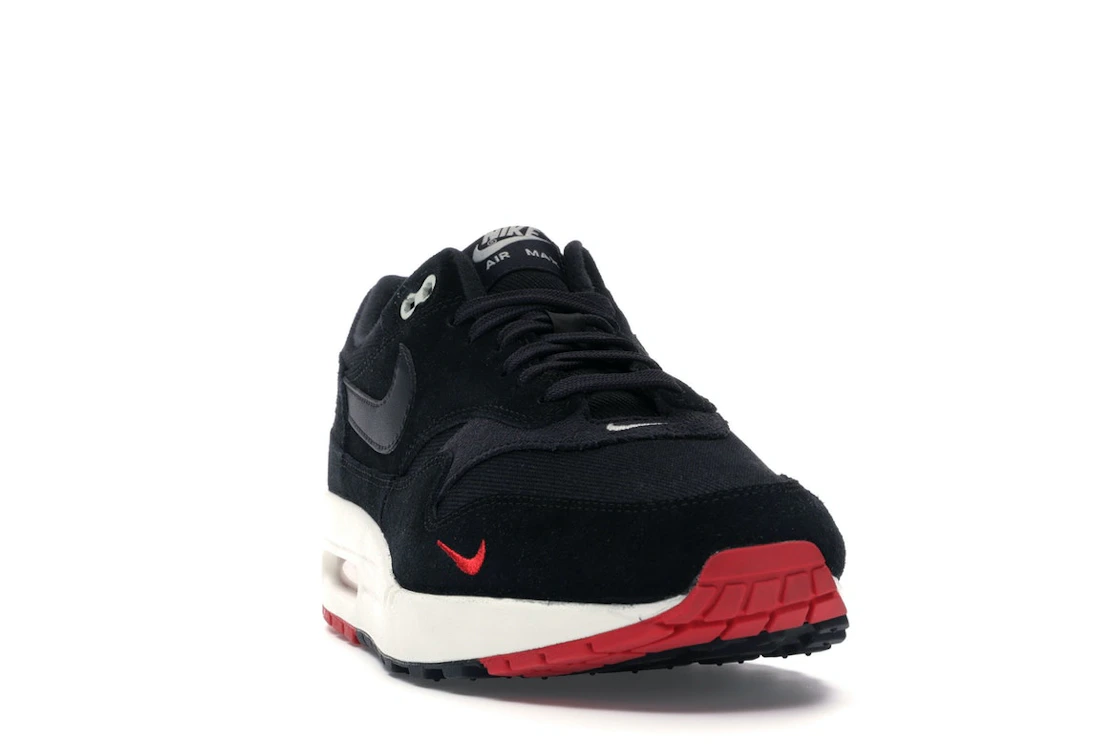Vue 8 de Nike Air Max 1 Mini Swoosh Bred