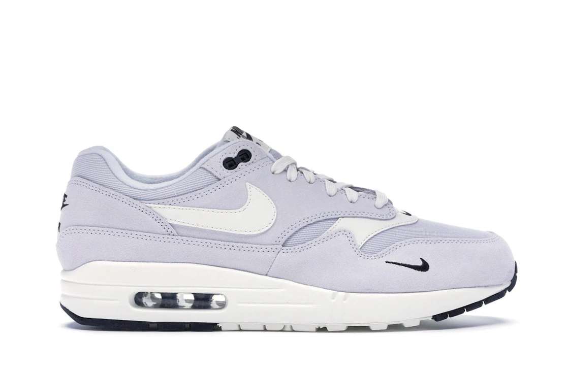 Vue 1 de Nike Air Max 1 Mini Swoosh Pure Platinum