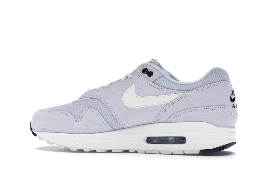 Vue 21 de Nike Air Max 1 Mini Swoosh Pure Platinum