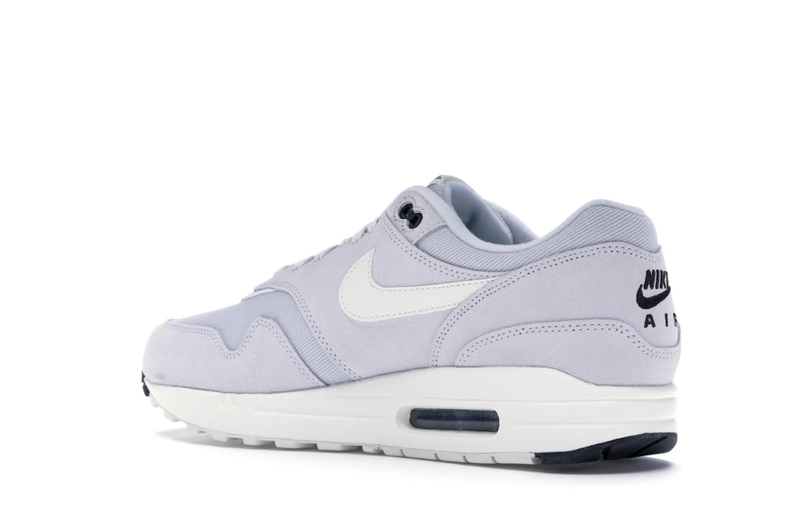 Vue 23 de Nike Air Max 1 Mini Swoosh Pure Platinum
