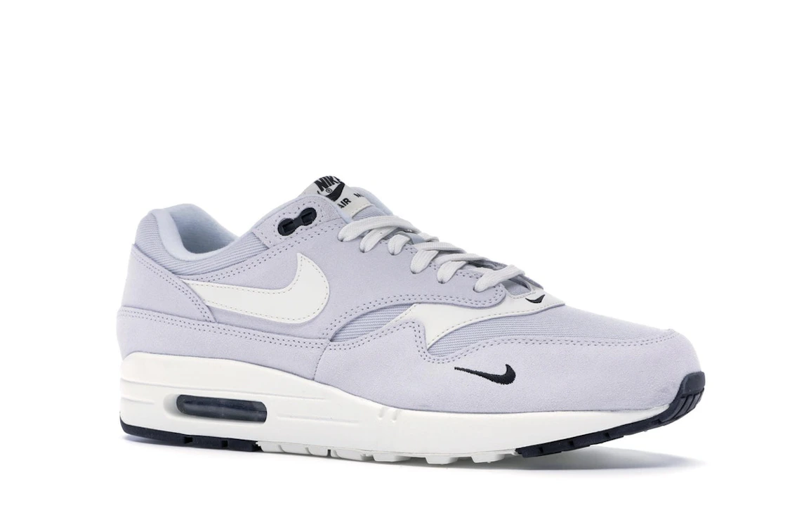 Vue 4 de Nike Air Max 1 Mini Swoosh Pure Platinum