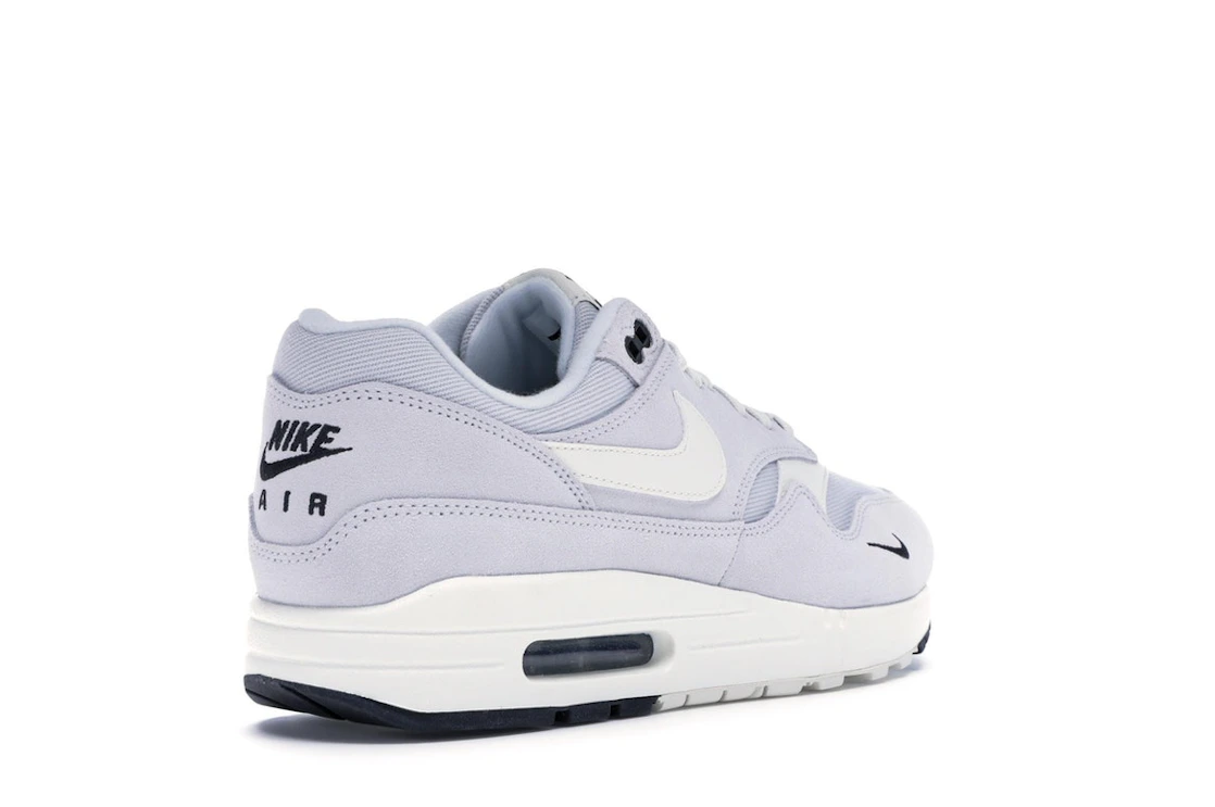 Vue 32 de Nike Air Max 1 Mini Swoosh Pure Platinum