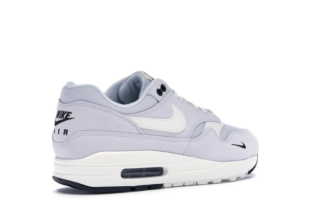 Vue 33 de Nike Air Max 1 Mini Swoosh Pure Platinum