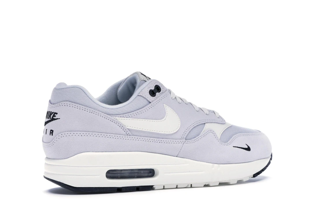 Vue 34 de Nike Air Max 1 Mini Swoosh Pure Platinum
