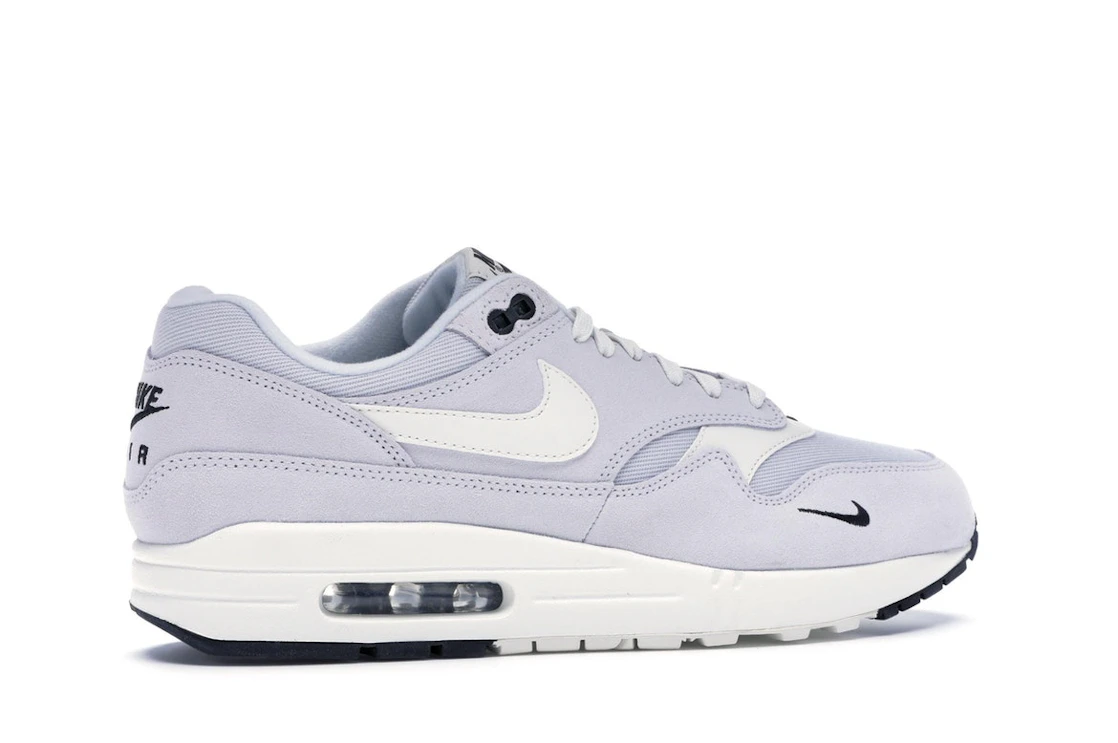 Vue 35 de Nike Air Max 1 Mini Swoosh Pure Platinum