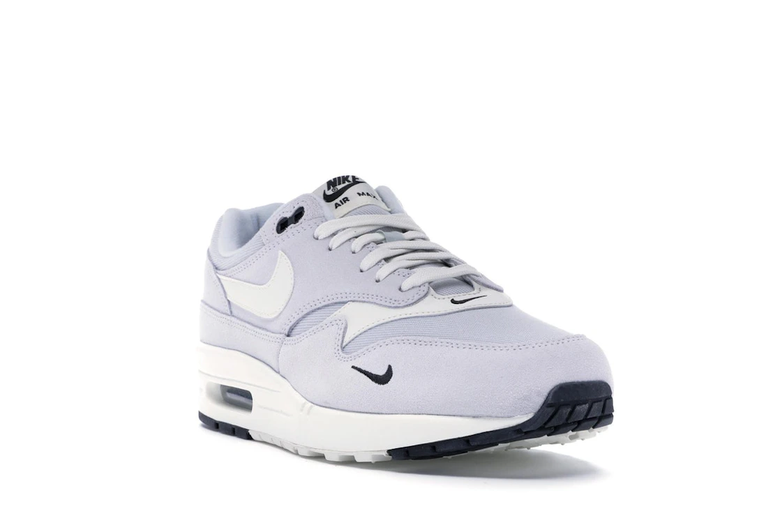 Vue 7 de Nike Air Max 1 Mini Swoosh Pure Platinum