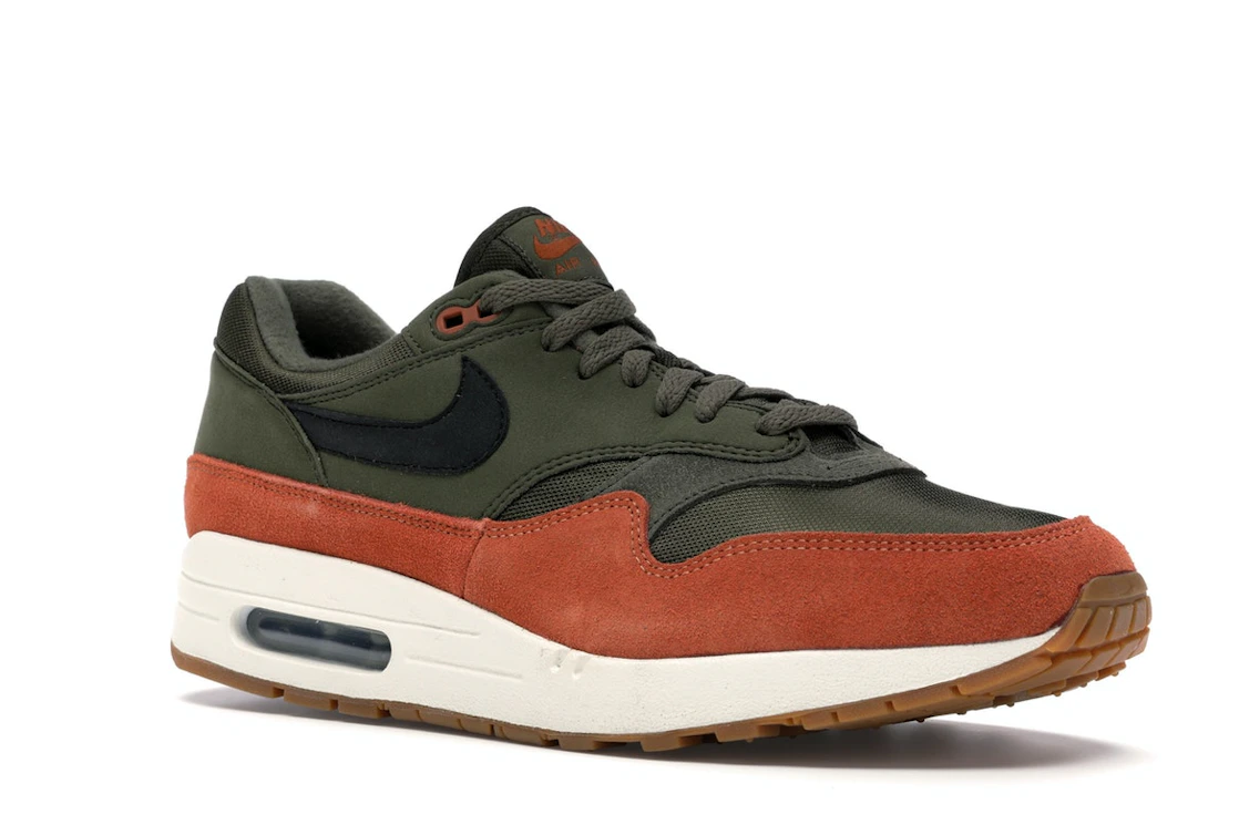 Vue 5 de Nike Air Max 1 Olive Canvas Dark Russet