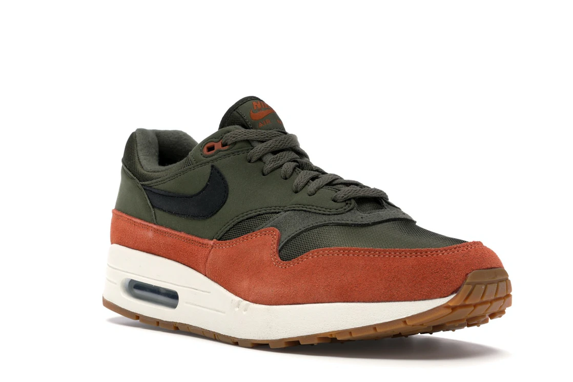 Vue 6 de Nike Air Max 1 Olive Canvas Dark Russet