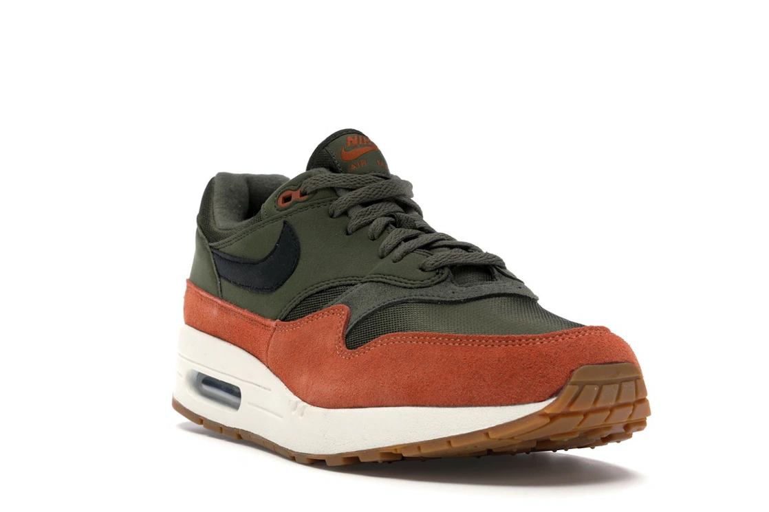 Vue 7 de Nike Air Max 1 Olive Canvas Dark Russet