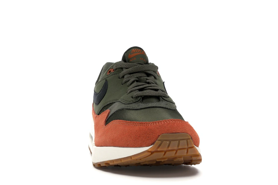 Vue 9 de Nike Air Max 1 Olive Canvas Dark Russet