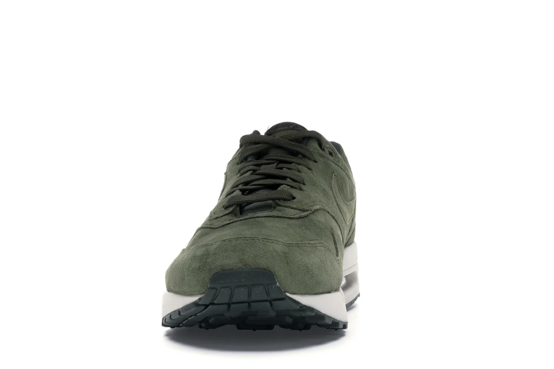 Vue 11 de Nike Air Max 1 Olive Canvas Suede