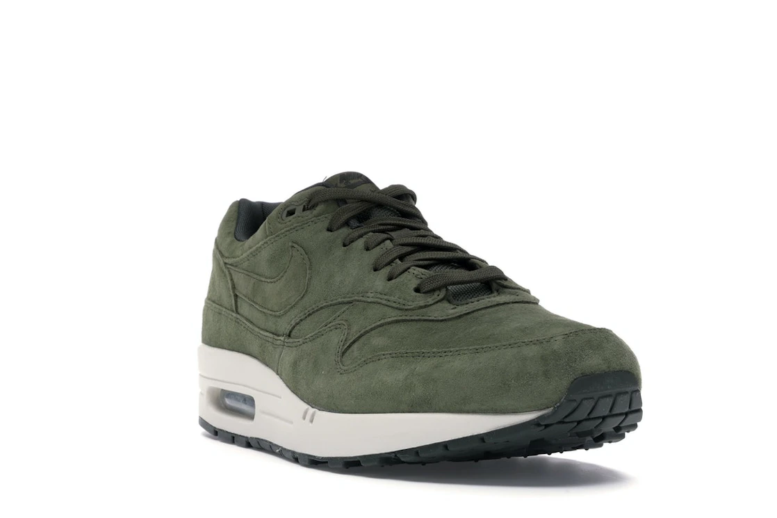 Vue 7 de Nike Air Max 1 Olive Canvas Suede