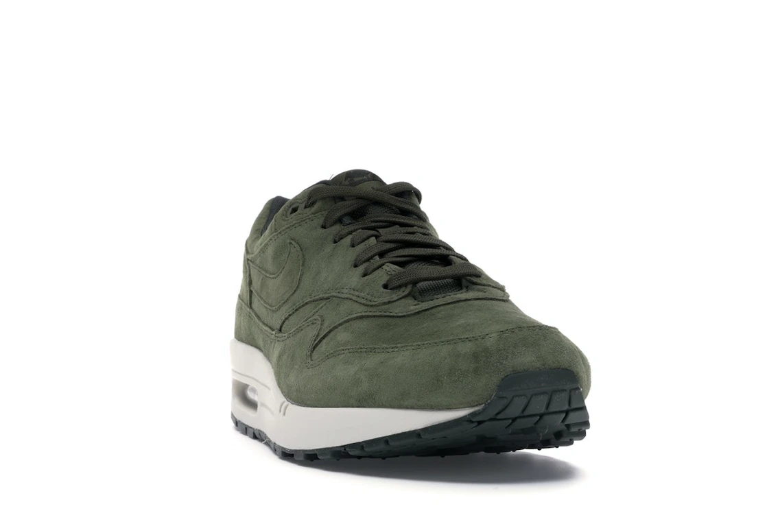Vue 8 de Nike Air Max 1 Olive Canvas Suede
