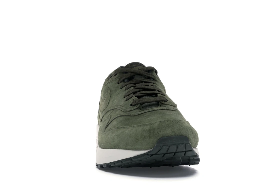 Vue 9 de Nike Air Max 1 Olive Canvas Suede