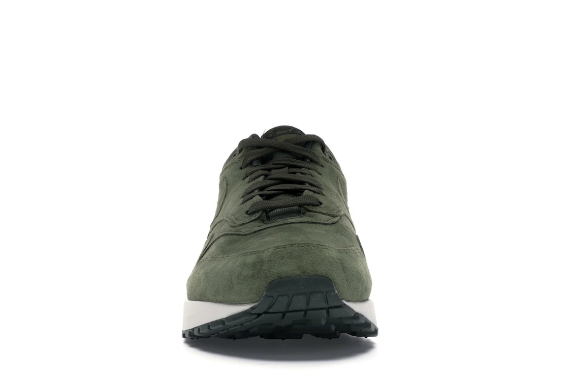 Vue 10 de Nike Air Max 1 Olive Canvas Suede