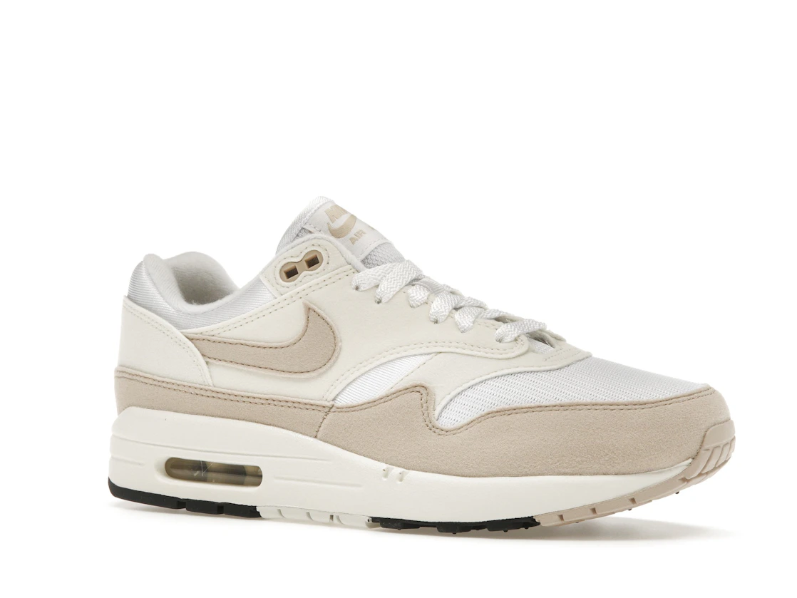 Vue 4 de Nike Air Max 1 Pale Ivory Sanddrift 
