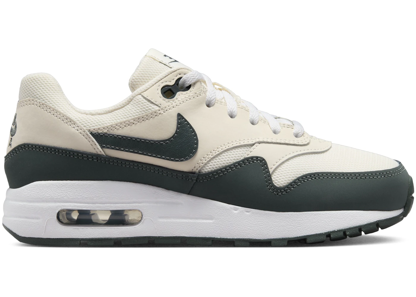 Nike Air Max 1 Pale Ivory White Bicoastal Vintage Green (GS)