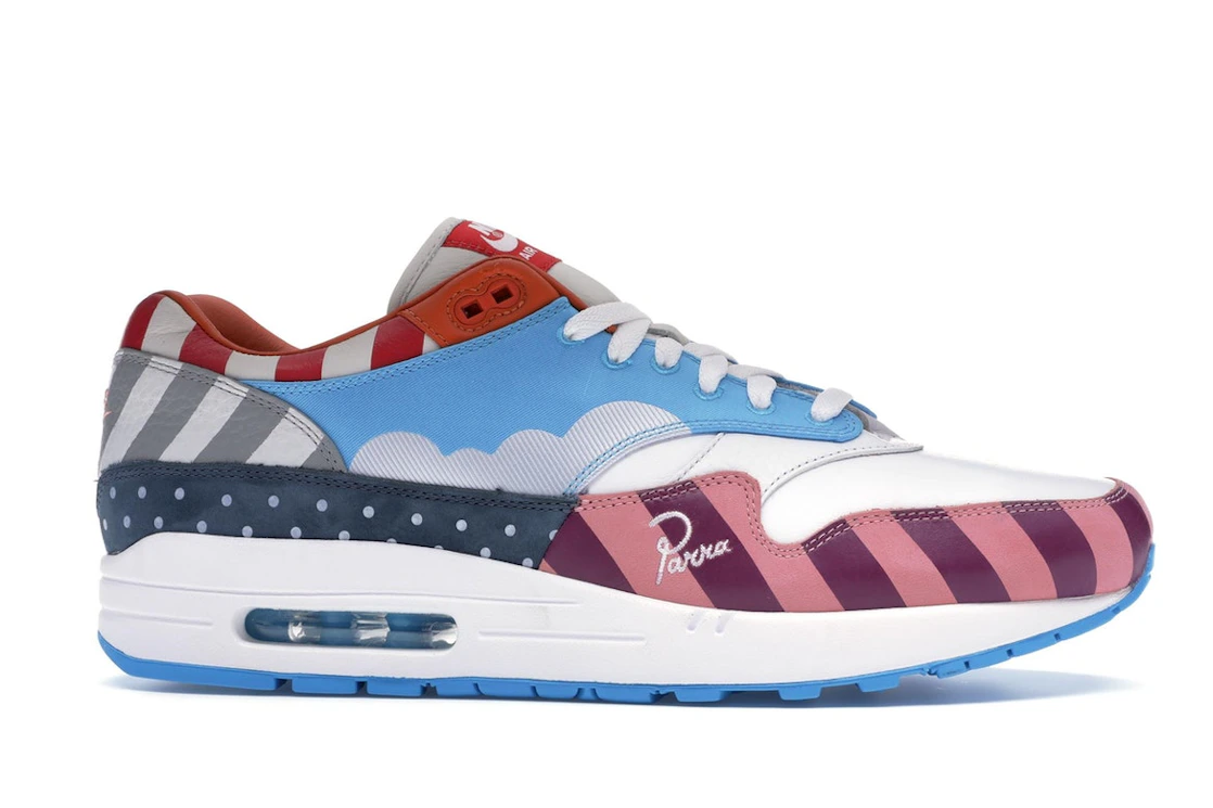 Vue 2 de Nike Air Max 1 Parra (2018) (Friends and Family)