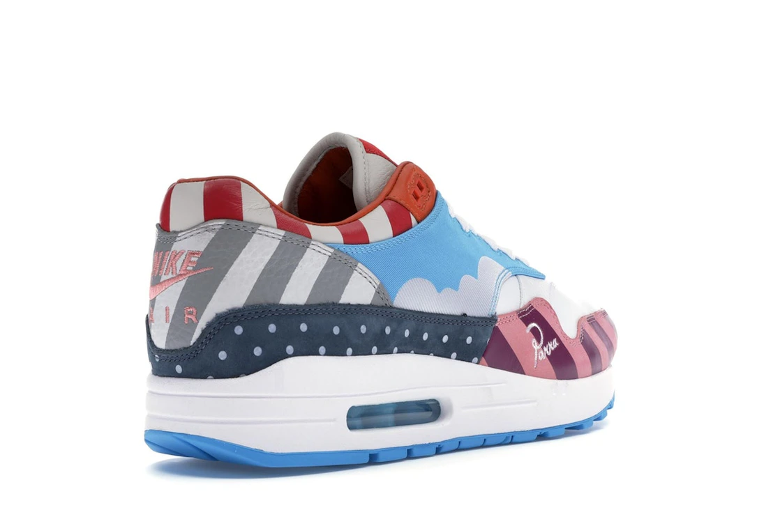 Vue 32 de Nike Air Max 1 Parra (2018) (Friends and Family)